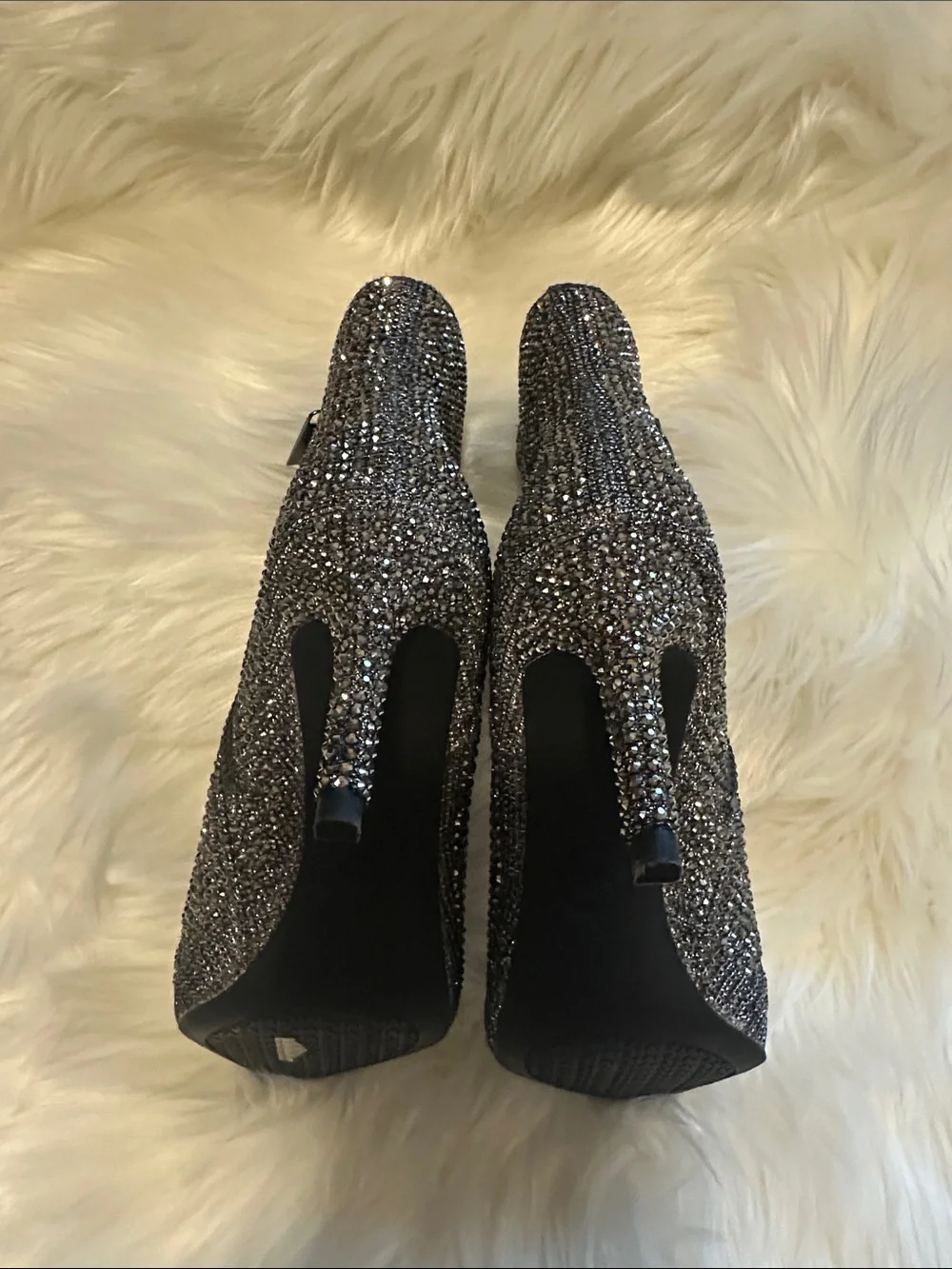 Michael Kors Anthracite Textured Ankle Bootie